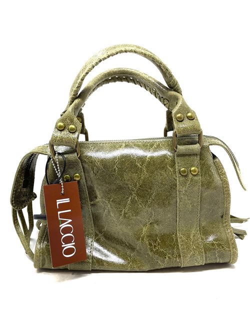 Borsa con borchiette IL LACCIO | 8189MPELLEVERDE BOSCO